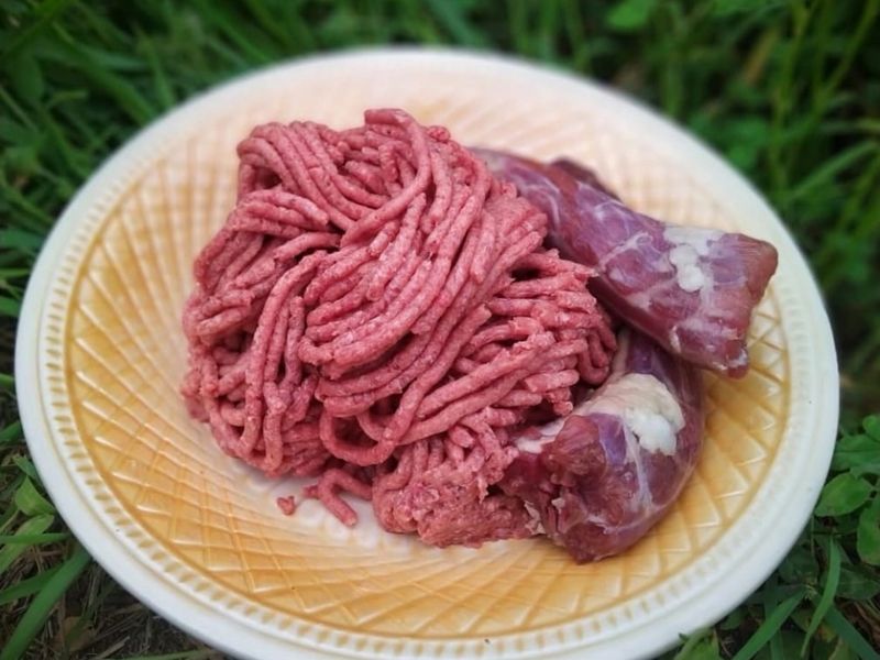 Фарш из утиных шей