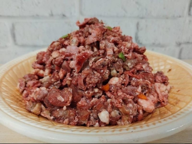 Мясной микс рубленый с овощами RO-1 (говядина, баранина)